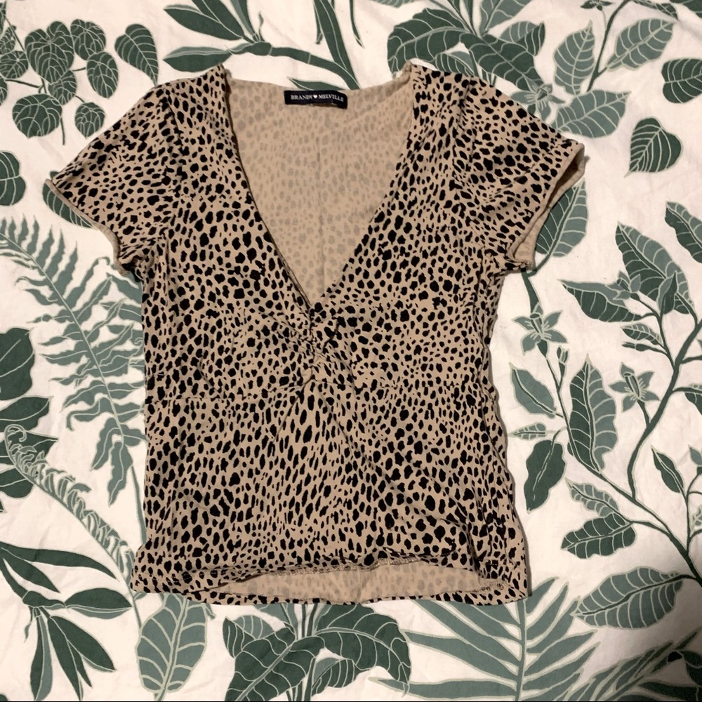 Brandy Melville Cheetah Top